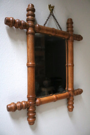 Vintage wooden mirror - Form + Beyond graphic mirrors & wall art gallery london