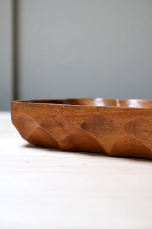 Teak wood tray - Form + Beyond graphic mirrors & wall art gallery london