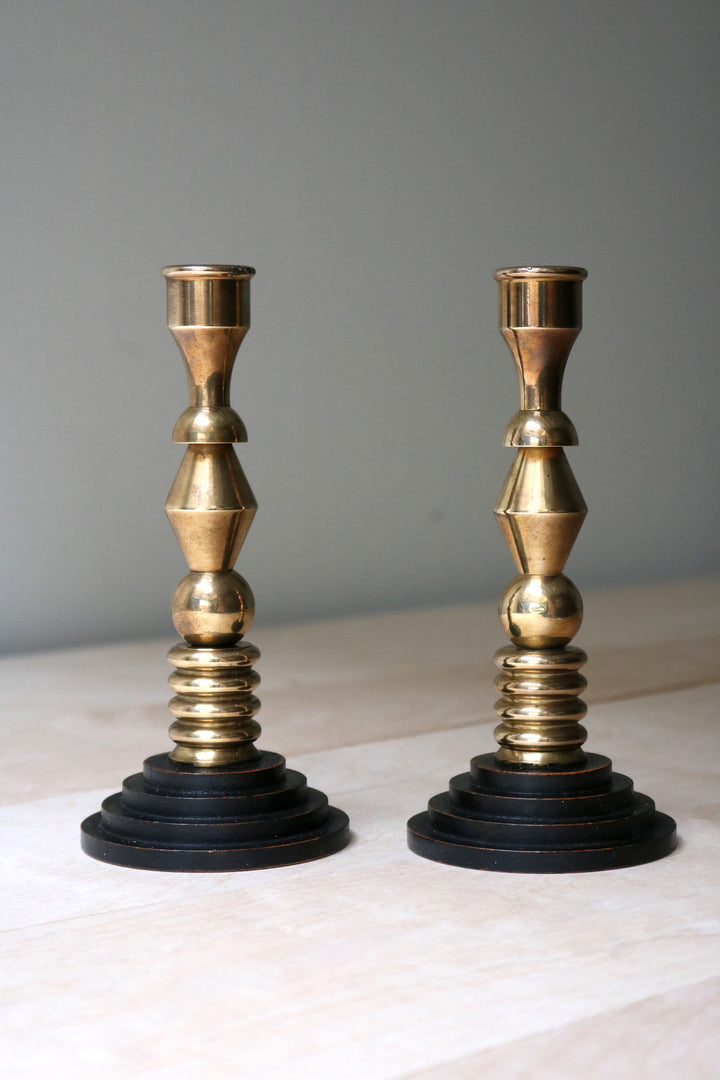 Deco Candlesticks - Form + Beyond graphic mirrors & wall art gallery london